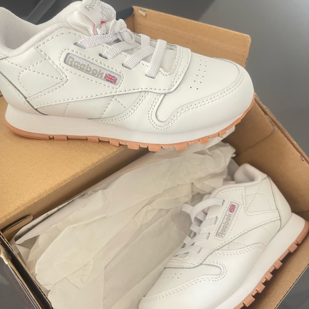 Reebok Kids White Sneakers